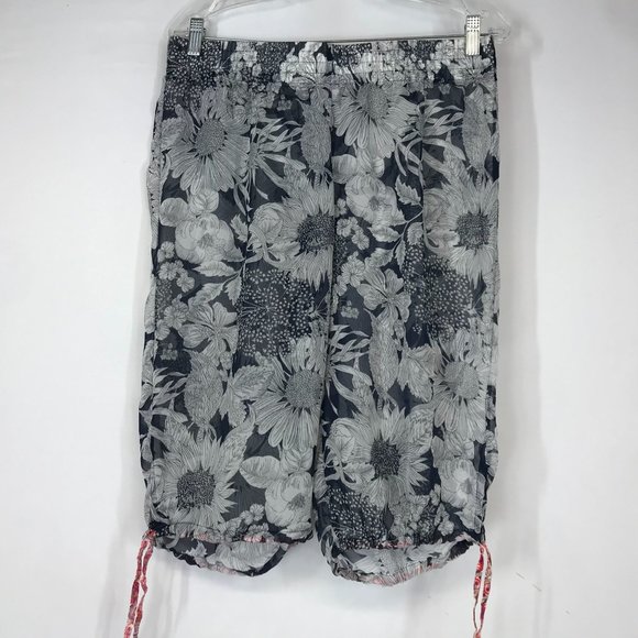 Liberty of London Blue Swim Coverup with Floral Design - Picture 1 of 4